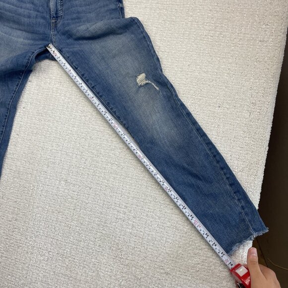 LUCKY BRAND Ava Super Skinny Medium Wash Denim Mid-Rise Jeans Size 4 / 27 Ankle - Picture 7 of 10